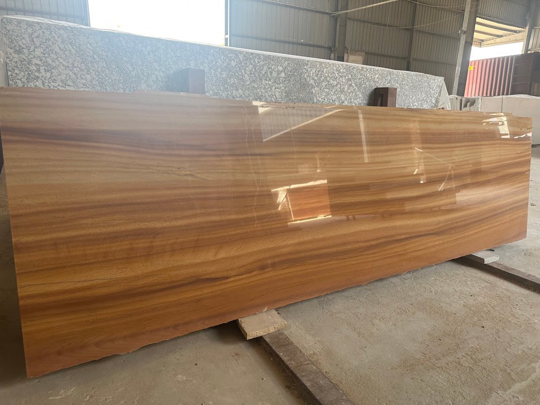Teakwood Sandstone Slab Polished